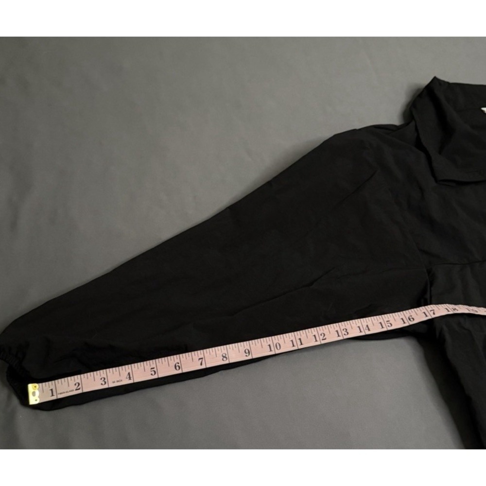 Puma Half Zip Pullover Windbreaker Jacket Women's Size Small Black Lightweight - Picture 5 of 14